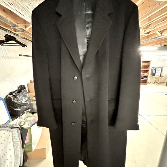 Men’s full length cashmere coat - Picture 6 of 7